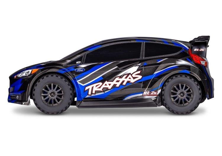 Traxxas Ford Fiesta ST Rally 1/10 4WD RTR TQ Blå BL-2S - 4