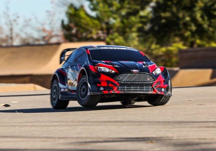 Traxxas Ford Fiesta ST Rally 1/10 4WD RTR TQ Röd BL-2S - 16