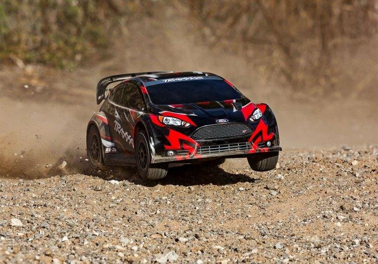 Traxxas Ford Fiesta ST Rally 1/10 4WD RTR TQ Röd BL-2S - 13