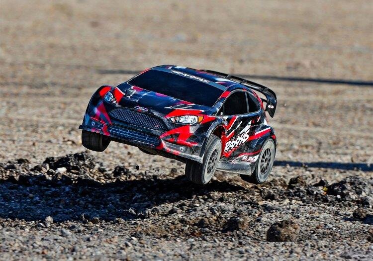 Traxxas Ford Fiesta ST Rally 1/10 4WD RTR TQ Röd BL-2S - 3