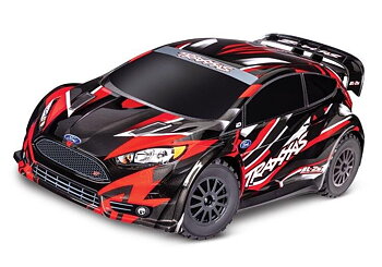 Traxxas Ford Fiesta ST Rally 1/10 4WD RTR TQ Röd BL-2S