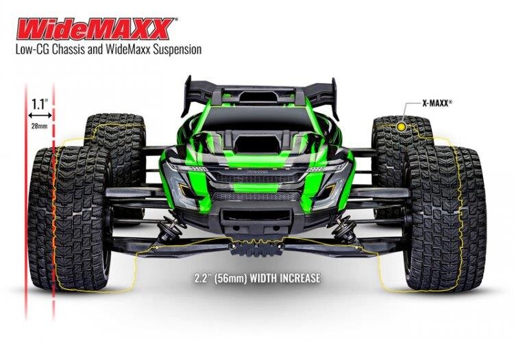 Traxxas XRT Race Truck 8s TQi TSM RTR Grön - 3