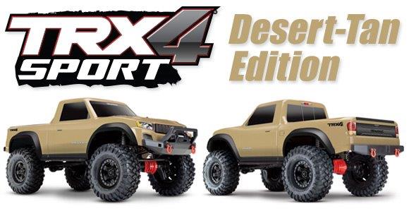 Traxxas TRX-4 Sport Scale Crawler Truck 1/10 RTR Tan - 7