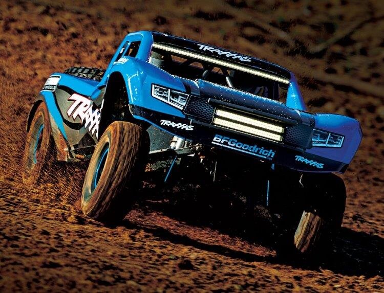 Traxxas UDR 4WD TQi TSM BLÅ LED-set utan ladd & batteri RTR - 5