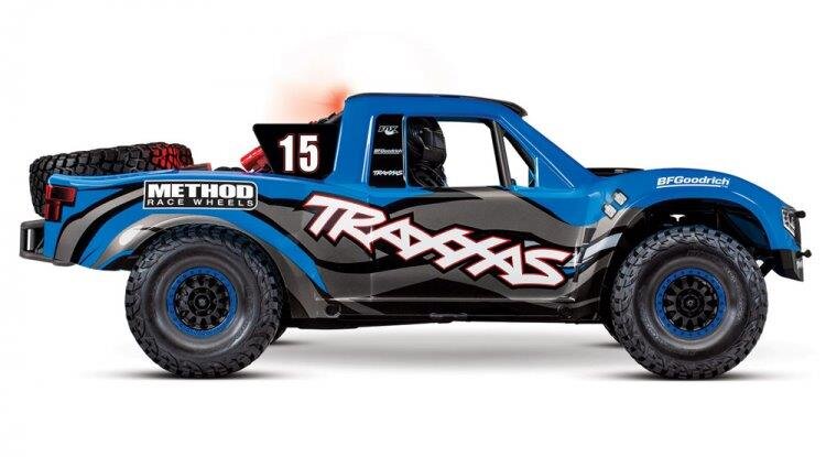 Traxxas UDR 4WD TQi TSM BLÅ LED-set utan ladd & batteri RTR - 11