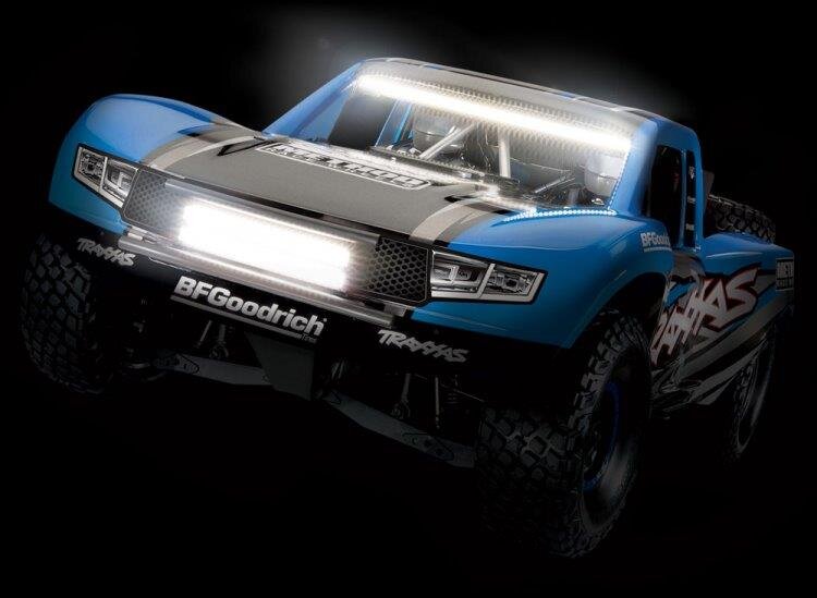 Traxxas UDR 4WD TQi TSM BLÅ LED-set utan ladd & batteri RTR - 12
