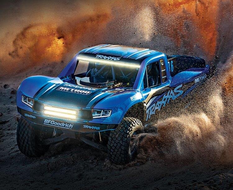Traxxas UDR 4WD TQi TSM BLÅ LED-set utan ladd & batteri RTR - 6