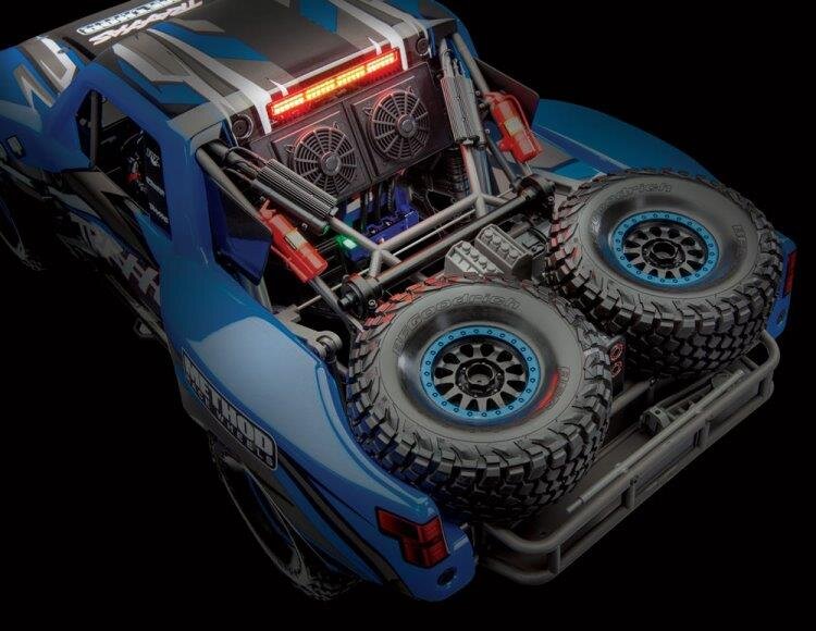Traxxas UDR 4WD TQi TSM BLÅ LED-set utan ladd & batteri RTR - 8
