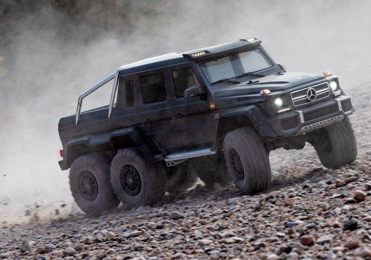 Traxxas TRX-6 Mercedes-Benz G63 AMG 6X6 TQi 2.4G RTR Svart - 6
