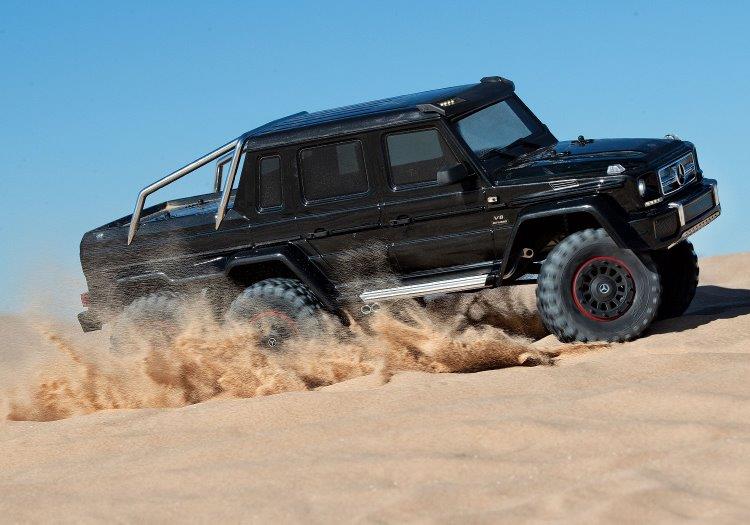 Traxxas TRX-6 Mercedes-Benz G63 AMG 6X6 TQi 2.4G RTR Svart - 7