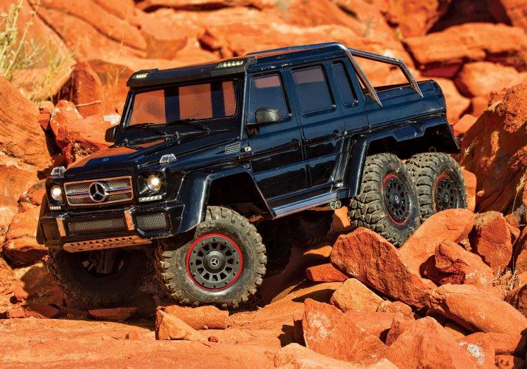Traxxas TRX-6 Mercedes-Benz G63 AMG 6X6 TQi 2.4G RTR Svart - 8