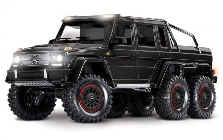 Traxxas TRX-6 Mercedes-Benz G63 AMG 6X6 TQi 2.4G RTR Svart