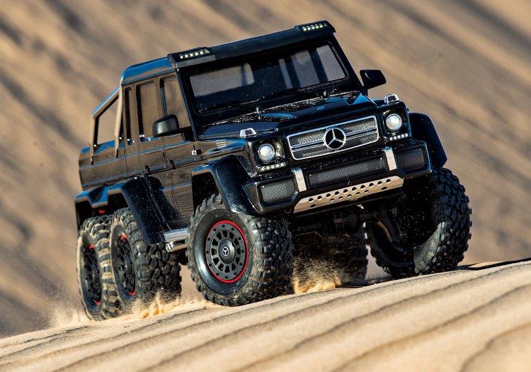 Traxxas TRX-6 Mercedes-Benz G63 AMG 6X6 TQi 2.4G RTR Svart - 9