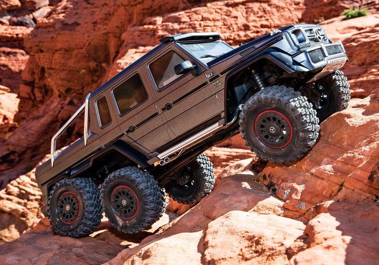 Traxxas TRX-6 Mercedes-Benz G63 AMG 6X6 TQi 2.4G RTR Silver - 9