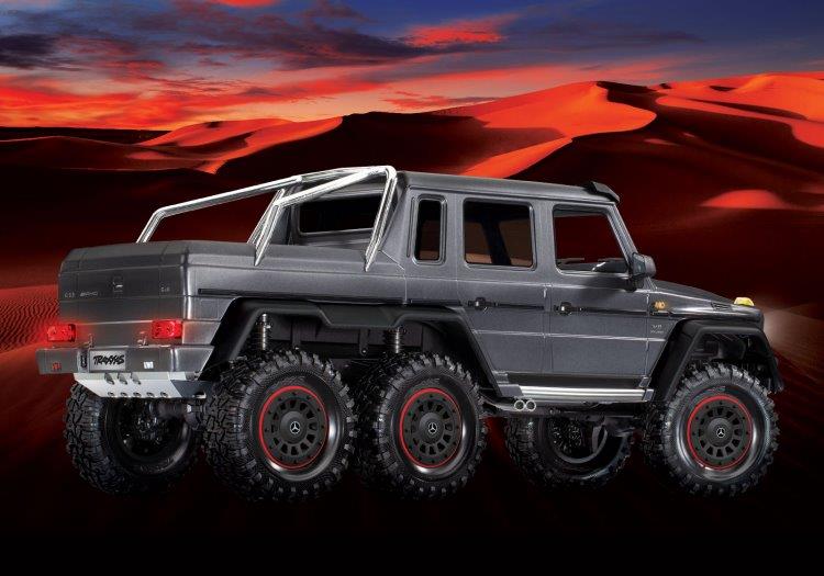 Traxxas TRX-6 Mercedes-Benz G63 AMG 6X6 TQi 2.4G RTR Silver - 6