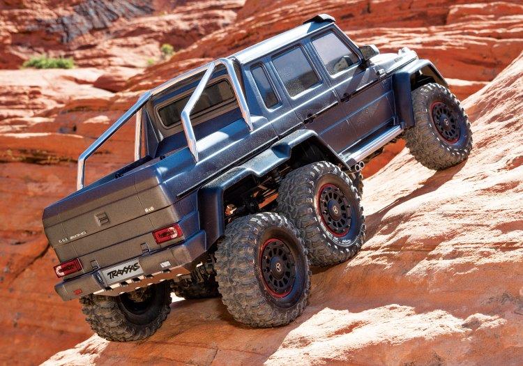 Traxxas TRX-6 Mercedes-Benz G63 AMG 6X6 TQi 2.4G RTR Silver - 7