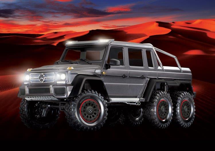 Traxxas TRX-6 Mercedes-Benz G63 AMG 6X6 TQi 2.4G RTR Silver - 5