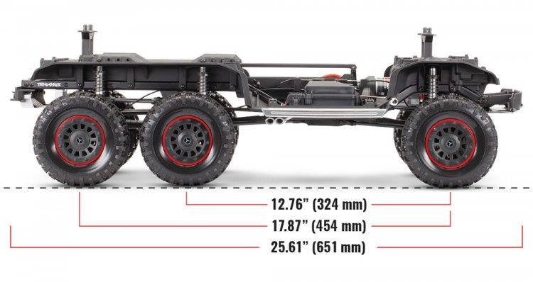 Traxxas TRX-6 Mercedes-Benz G63 AMG 6X6 TQi 2.4G RTR Silver - 4