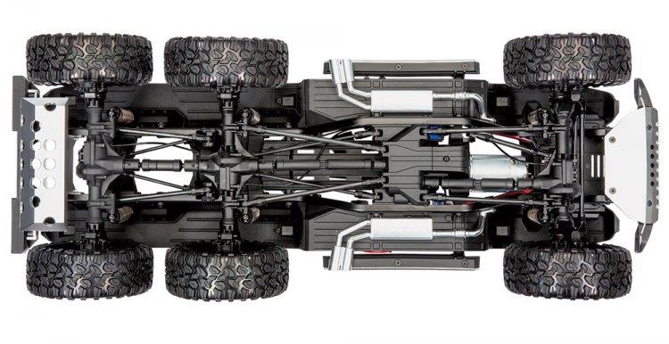 Traxxas TRX-6 Mercedes-Benz G63 AMG 6X6 TQi 2.4G RTR Silver - 32