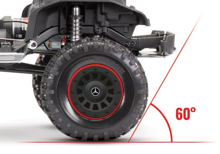 Traxxas TRX-6 Mercedes-Benz G63 AMG 6X6 TQi 2.4G RTR Vit - 12