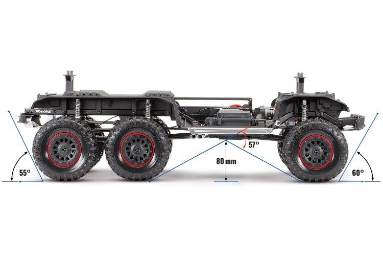 Traxxas TRX-6 Mercedes-Benz G63 AMG 6X6 TQi 2.4G RTR Vit - 13