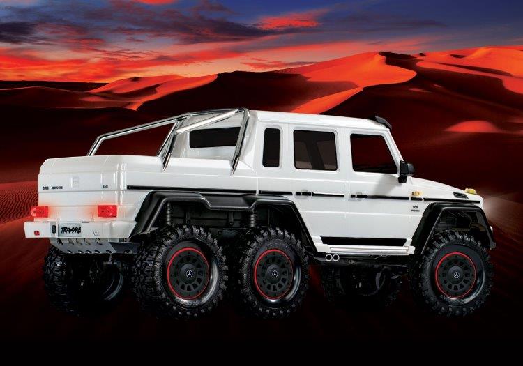 Traxxas TRX-6 Mercedes-Benz G63 AMG 6X6 TQi 2.4G RTR Vit - 27