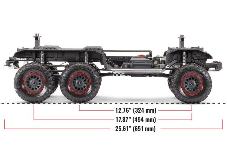 Traxxas TRX-6 Mercedes-Benz G63 AMG 6X6 TQi 2.4G RTR Vit - 14