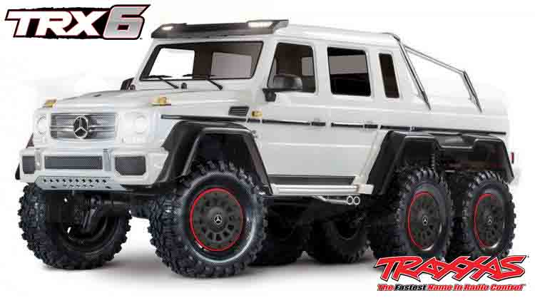 Traxxas TRX-6 Mercedes-Benz G63 AMG 6X6 TQi 2.4G RTR Vit