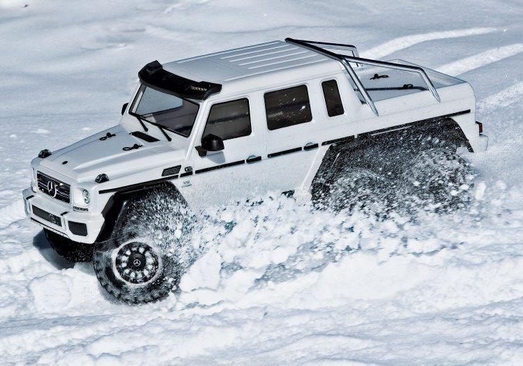 Traxxas TRX-6 Mercedes-Benz G63 AMG 6X6 TQi 2.4G RTR Vit - 28