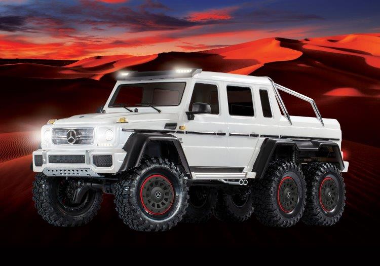 Traxxas TRX-6 Mercedes-Benz G63 AMG 6X6 TQi 2.4G RTR Vit - 26