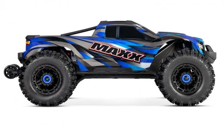 Traxxas MAXX med WideMAXX 4x4 1/10 RTR TQi TSM Blå - 5