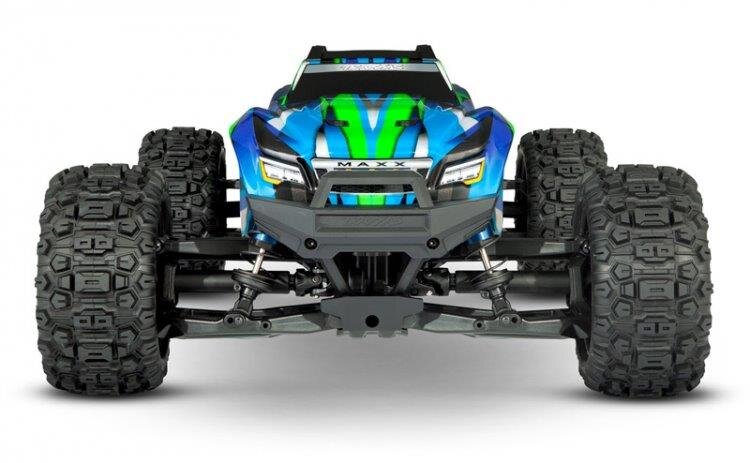 Traxxas MAXX med WideMAXX 4x4 1/10 RTR TQi TSM Grön - 5