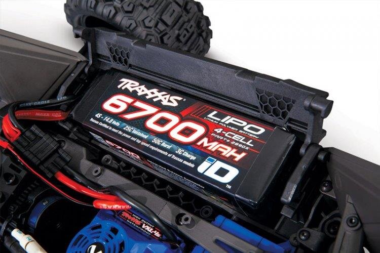 Traxxas MAXX med WideMAXX 4x4 1/10 RTR TQi TSM Grön - 9