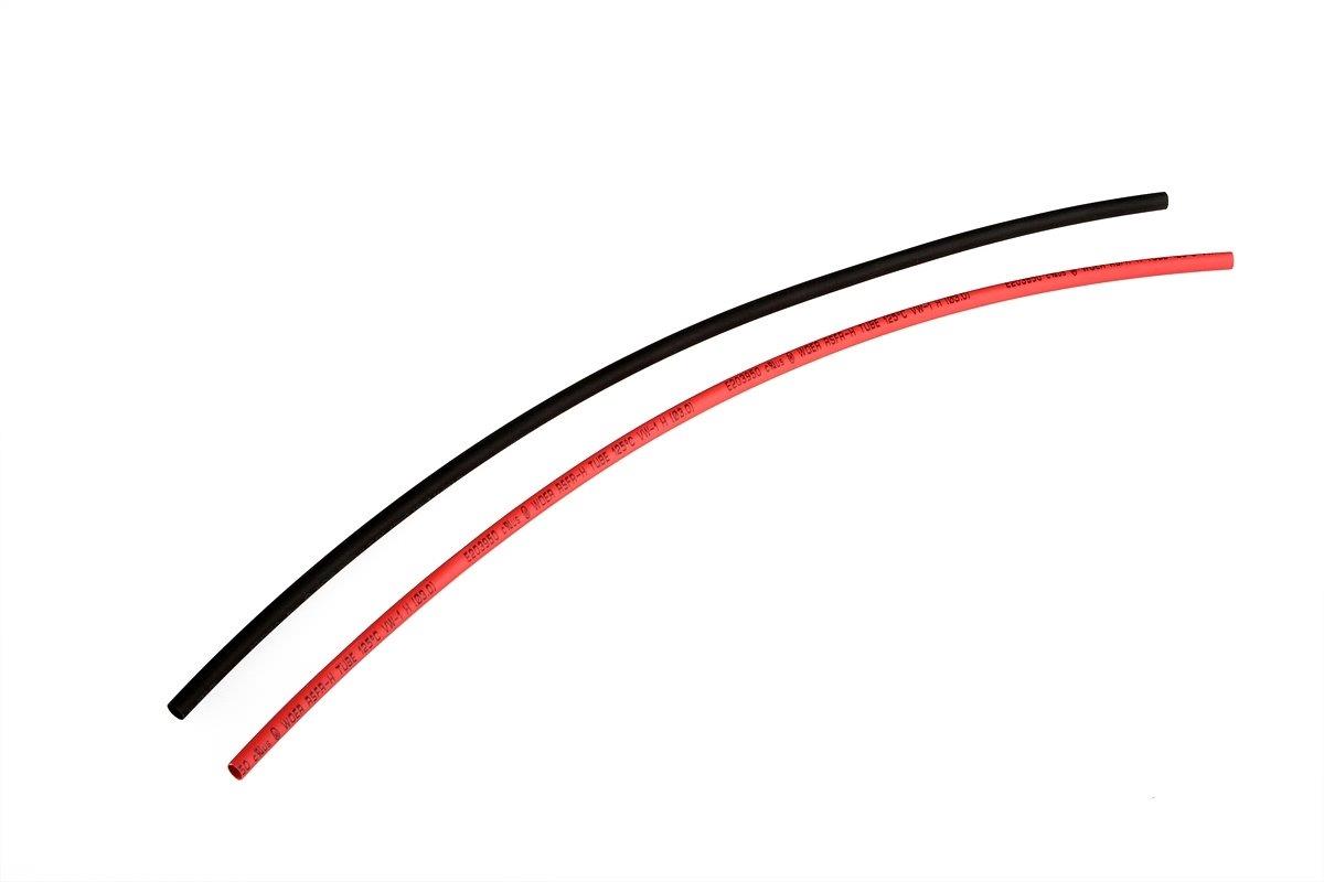 Krympslang 3mm röd/svart 25cm