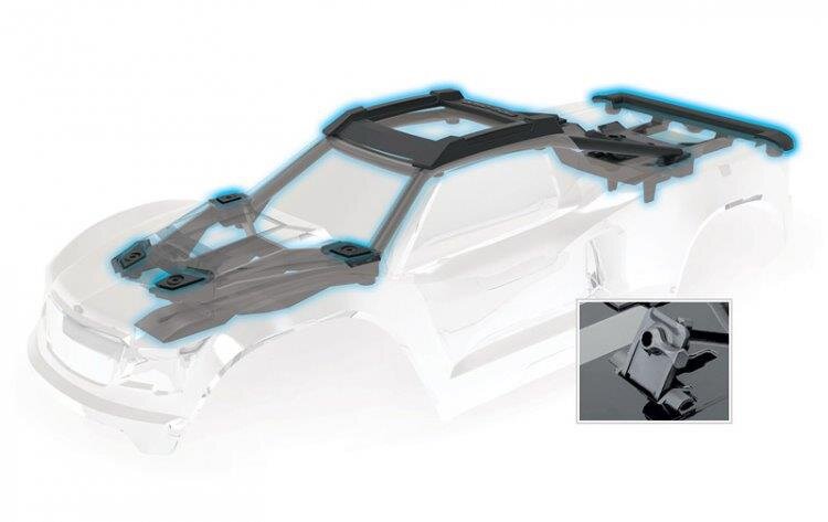 Traxxas MAXX med WideMAXX 4x4 1/10 RTR TQi TSM Rock ´N´ Roll - 4