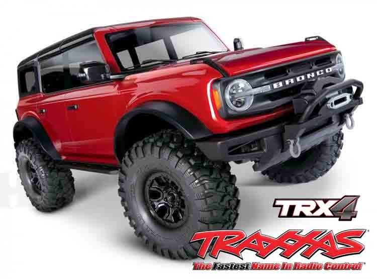 Traxxas TRX-4 Ford Bronco 2021 Crawler RTR Röd