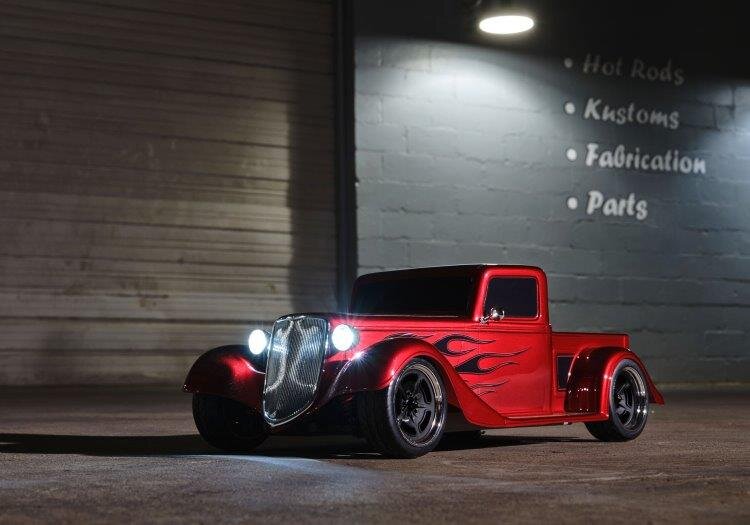 Traxxas Factory Five ´35 Hot Rod Truck 1/10 AWD RTR Röd - 7