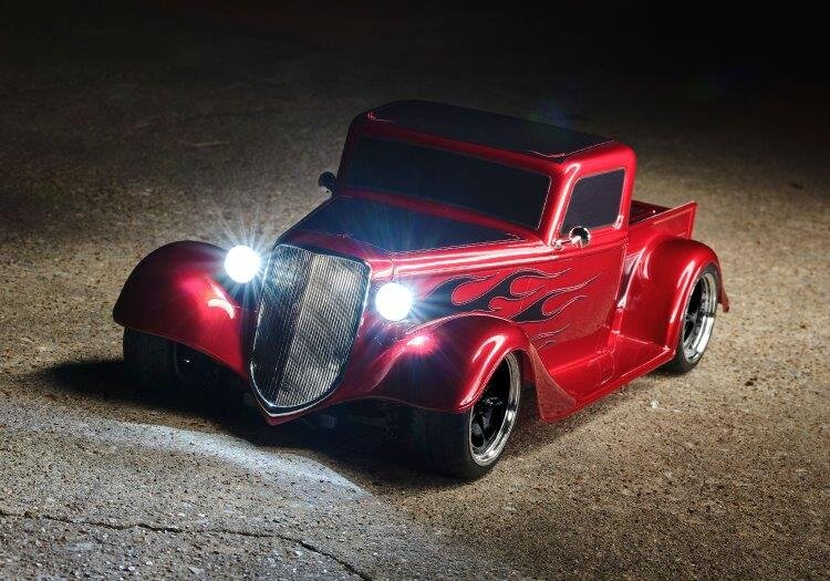 Traxxas Factory Five ´35 Hot Rod Truck 1/10 AWD RTR Röd - 9