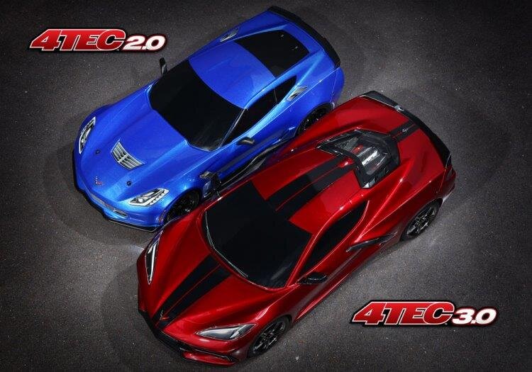 Traxxas 4-TEC 3.0 Chevrolet Corvette Stingray RTR Blå - 4
