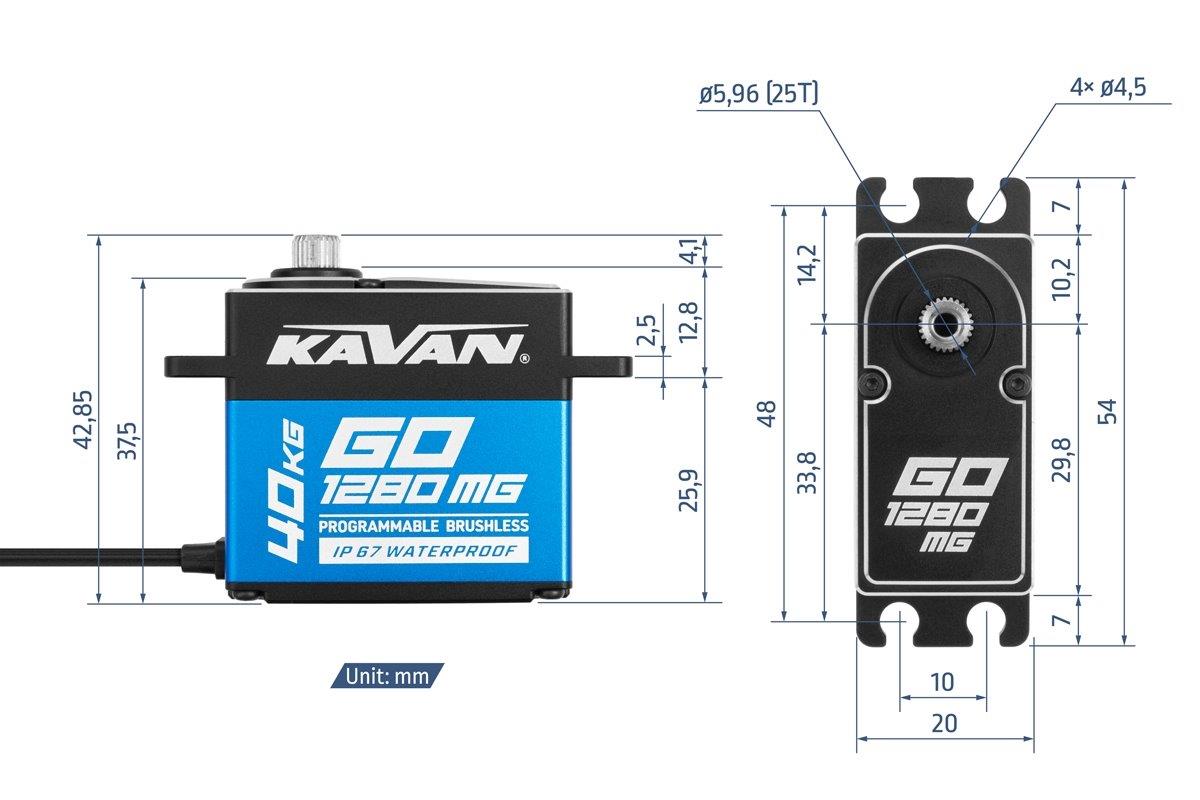 KAVAN GO-12S70MG 0.06s/60°, 20.5kg.cm - 3