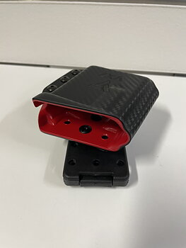 VX7 Magazine Pouch for AR-15 - CF Black / Red