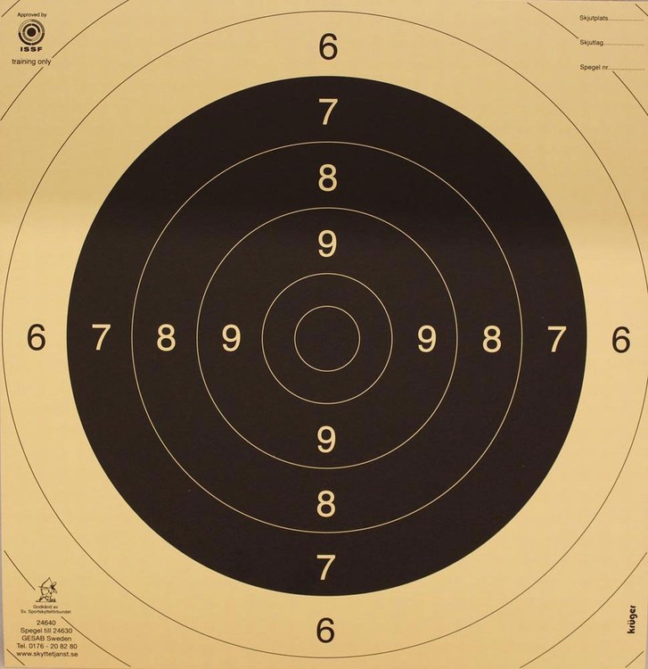 Pistolspegel 26x25,2cm 250-pack