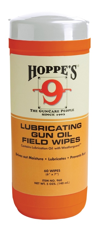 Hoppe's No. 9 Gun Oil Wipes Large
