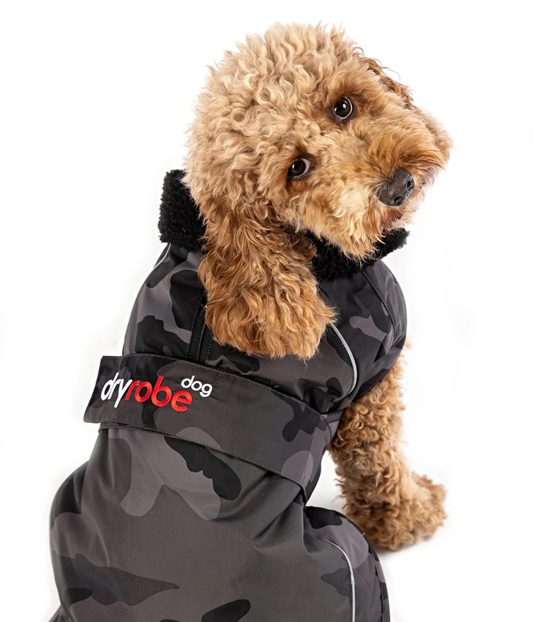 dryrobe® Dog - Black Camo / Black - 5