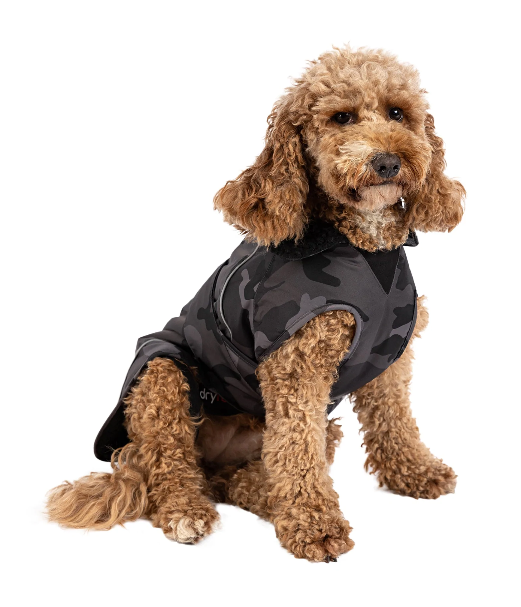 dryrobe® Dog - Black Camo / Black - 4