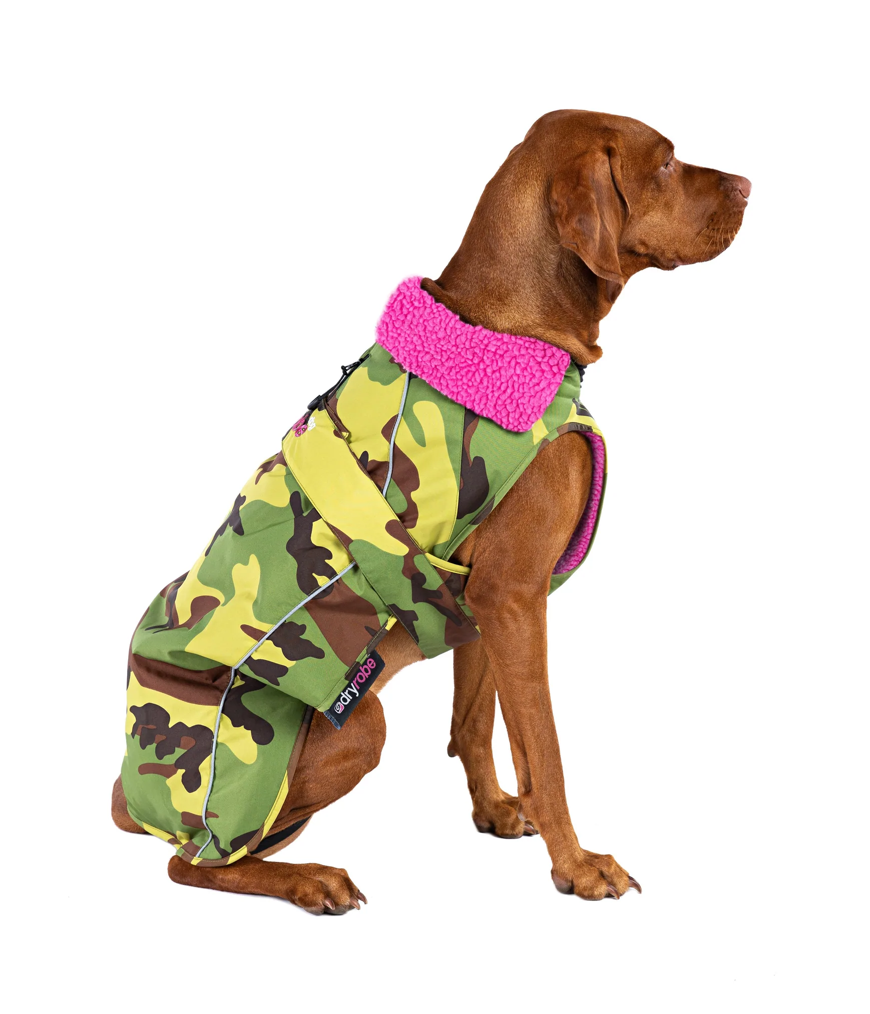 dryrobe® Dog - Camo / Pink