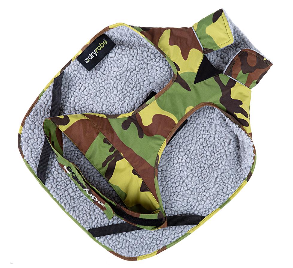 dryrobe® Dog - Camo / Grey - 12
