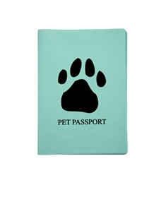 EU-passport case, MINT GREEN PET PASSPORT