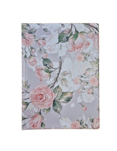 Hundens bok, VITBEIGE MED ROSOR