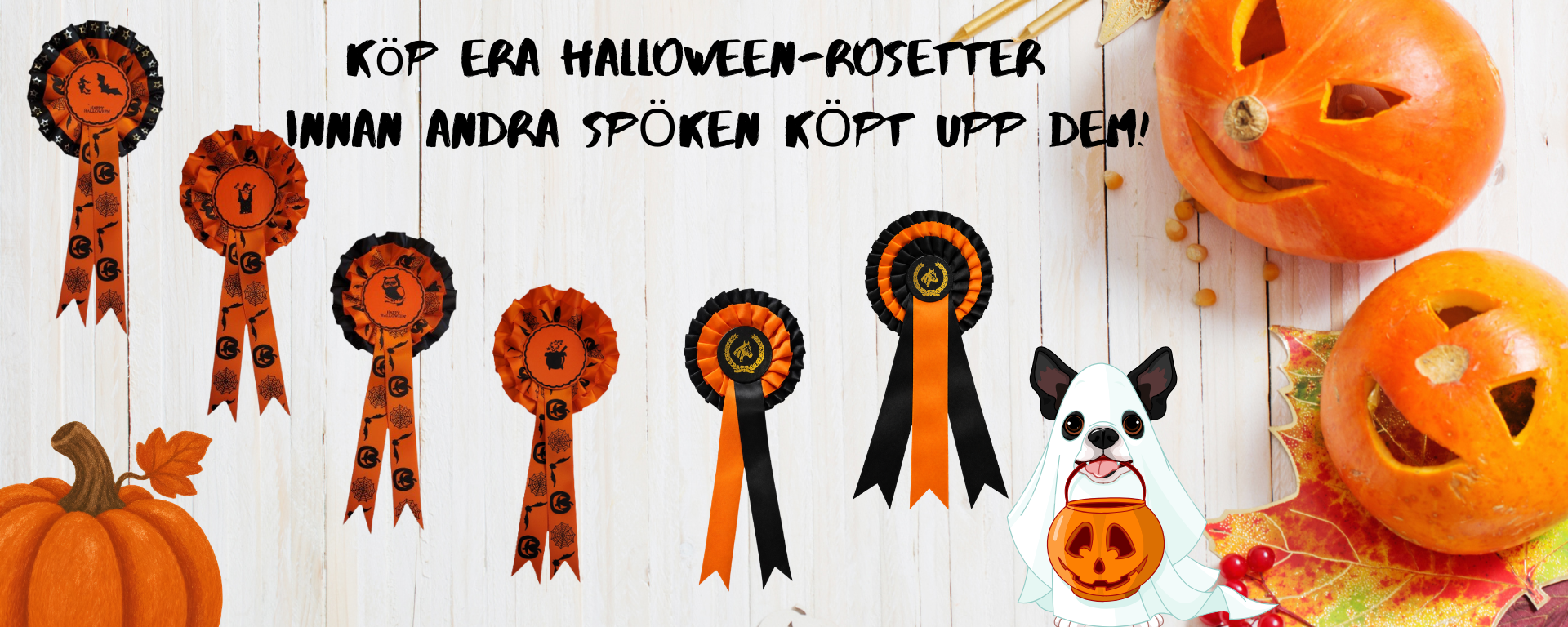 Halloween-rosetter